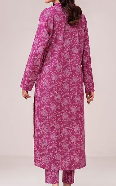 Limelight Raspberry Rose Khaddar Kurti | Pakistani Winter Dresses in USA- Image 2