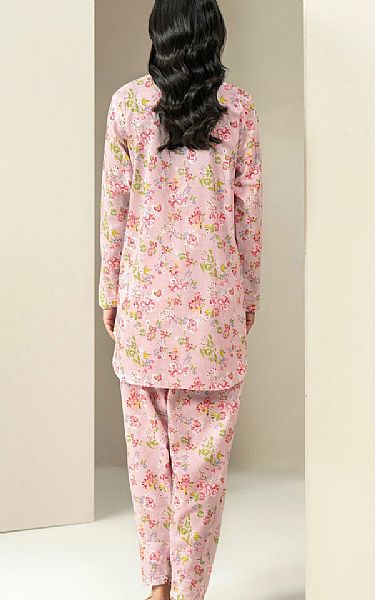 Limelight Pastel Pink Khaddar Kurti | Pakistani Winter Dresses in USA- Image 2