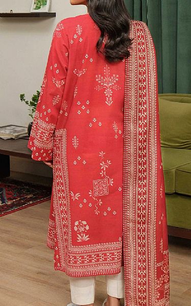 Limelight Pale Red Khaddar Suit (2 pcs) | Pakistani Winter Dresses in USA- Image 2