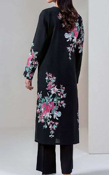 Limelight Black Khaddar Kurti | Pakistani Winter Dresses in USA- Image 2