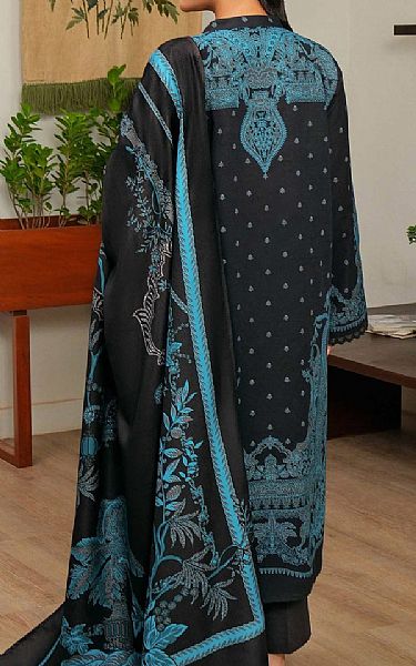 Limelight Black/Turquosie Khaddar Suit (2 pcs) | Pakistani Winter Dresses in USA- Image 2