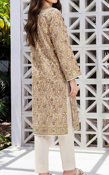 Limelight Beige Lawn Kurti | Pakistani Lawn Dress in USA- Image 2
