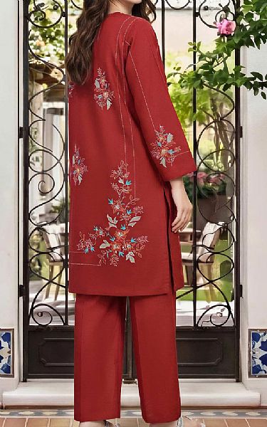 Limelight Red Lawn Kurti | Pakistani Lawn Dress in USA- Image 2