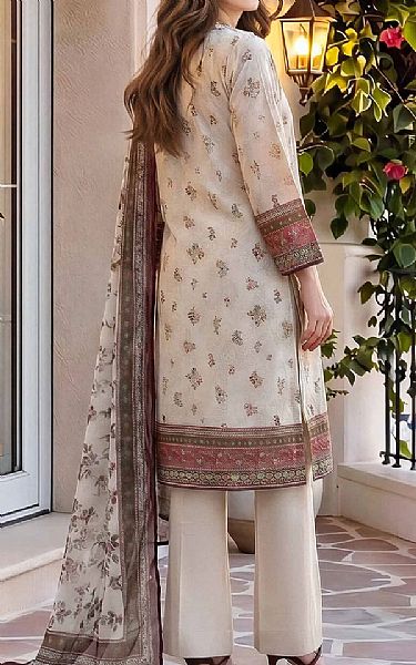 Limelight Beige Lawn Suit | Pakistani Lawn Dress in USA- Image 2