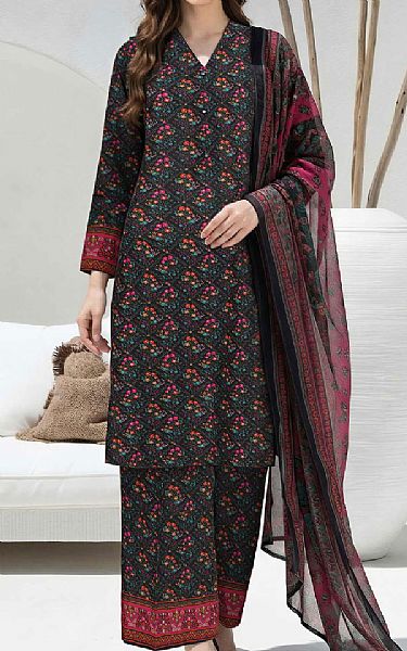 Limelight Black Lawn Suit | Pakistani Lawn Dress in USA- Image 1