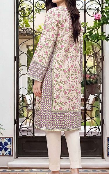 Limelight Ivory Lawn Kurti | Pakistani Lawn Dress in USA- Image 2