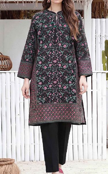 Limelight Black Lawn Kurti | Pakistani Lawn Dress in USA- Image 1