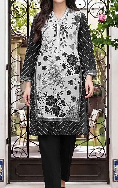 Limelight White/Blck Lawn Kurti | Pakistani Lawn Dress in USA- Image 1