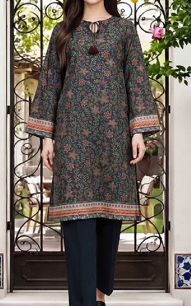Limelight Black Lawn Kurti | Pakistani Lawn Dress in USA- Image 1