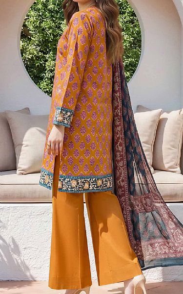 Limelight Bright Orange Lawn Suit | Pakistani Lawn Dress in USA- Image 2