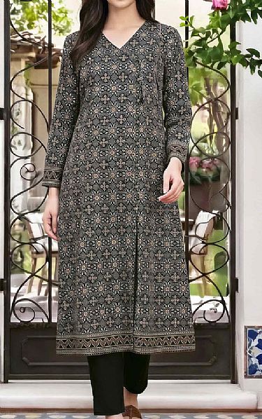 Limelight Black Lawn Kurti | Pakistani Lawn Dress in USA- Image 1
