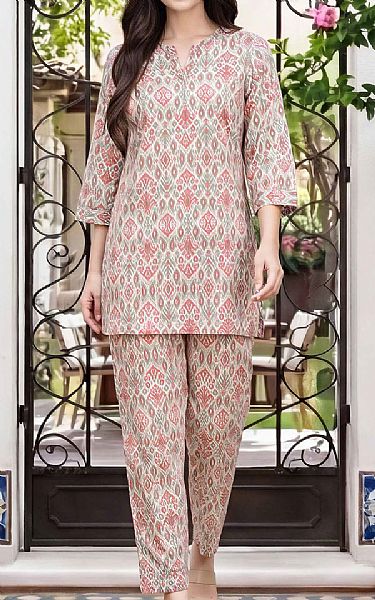 Limelight Beige Lawn Kurti | Pakistani Lawn Dress in USA- Image 1