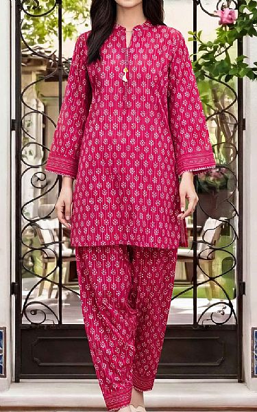 Limelight Hot Pink Lawn Kurti | Pakistani Lawn Dress in USA- Image 1