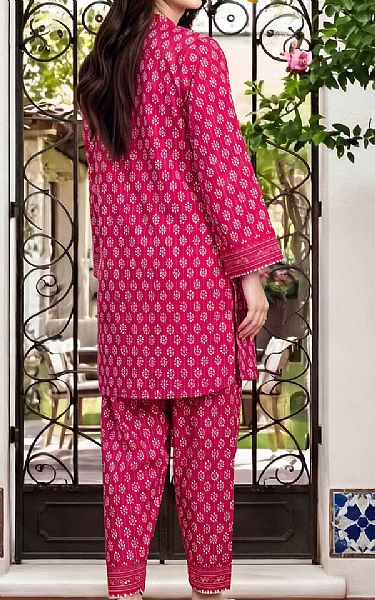 Limelight Hot Pink Lawn Kurti | Pakistani Lawn Dress in USA- Image 2