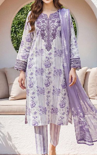Limelight Lavender Lawn Suit | Pakistani Lawn Dress in USA- Image 1