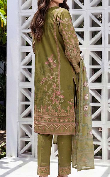 Limelight Olive Lawn Suit | Pakistani Lawn Dress in USA- Image 2