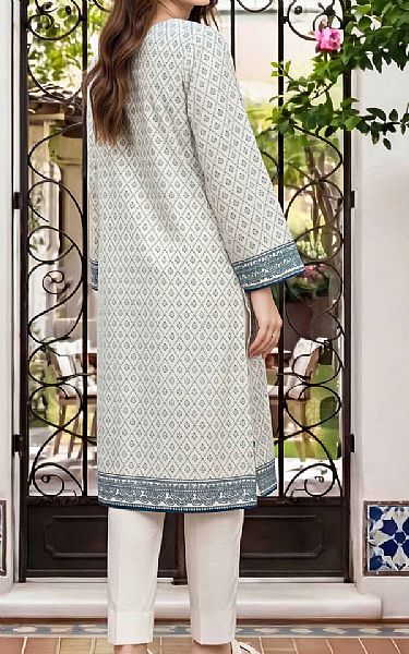 Limelight Ivory Lawn Kurti | Pakistani Lawn Dress in USA- Image 2
