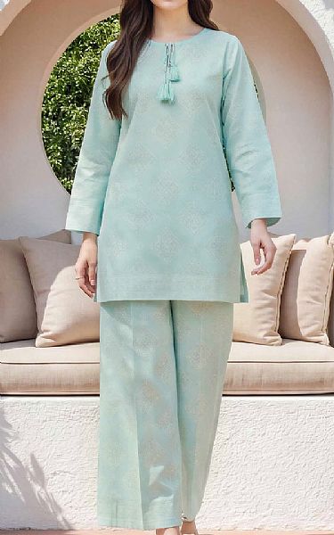 Limelight Turquoise Lawn Kurti | Pakistani Lawn Dress in USA- Image 1