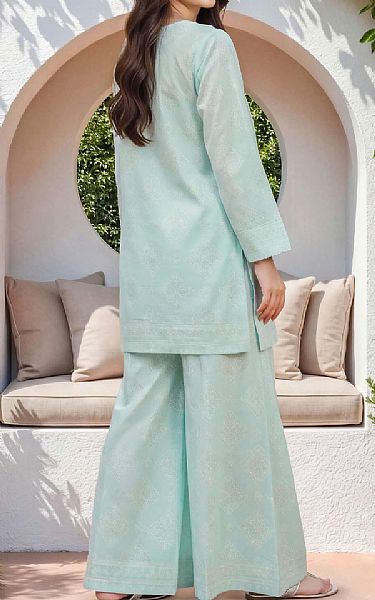 Limelight Turquoise Lawn Kurti | Pakistani Lawn Dress in USA- Image 2