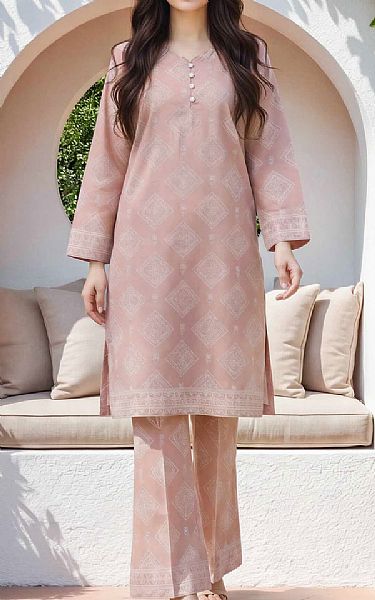 Limelight Tea Pink Lawn Kurti | Pakistani Lawn Dress in USA- Image 1