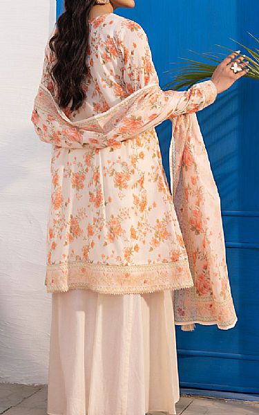 Lsm Peach Lawn Suit | Pakistani Lawn Dress in USA- Image 2