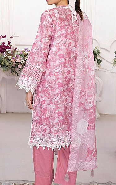 Lsm Tea Pink Lawn Suit | Pakistani Lawn Dress in USA- Image 2
