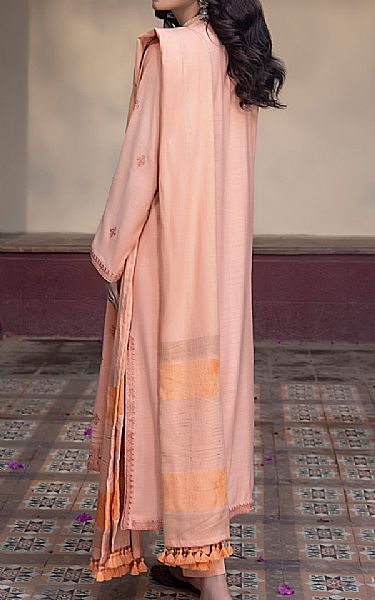 Lsm Coral Slub Suit | Pakistani Winter Dresses- Image 2