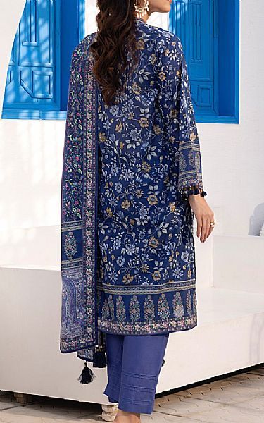 Lsm Blue Lawn Suit | Pakistani Lawn Dress in USA- Image 2