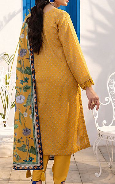 Lsm Mustard Lawn Suit | Pakistani Lawn Dress in USA- Image 2