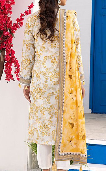 Lsm Off-white Lawn Suit | Pakistani Lawn Dress in USA- Image 2