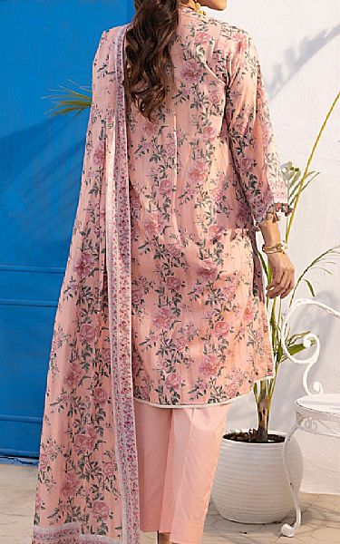 Lsm Tea Pink Lawn Suit | Pakistani Lawn Dress in USA- Image 2