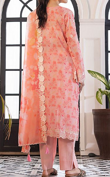 Lsm Peach Lawn Suit | Pakistani Lawn Dress in USA- Image 2