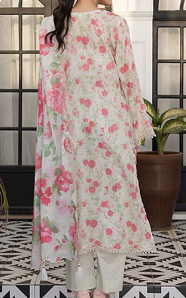 Lsm Ivory Lawn Suit | Pakistani Lawn Dress in USA- Image 2