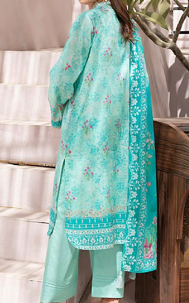 Lsm Pale Blue Lawn Suit | Pakistani Lawn Dress in USA- Image 2