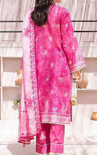 Lsm Hot Pink Lawn Suit | Pakistani Lawn Dress in USA- Image 2
