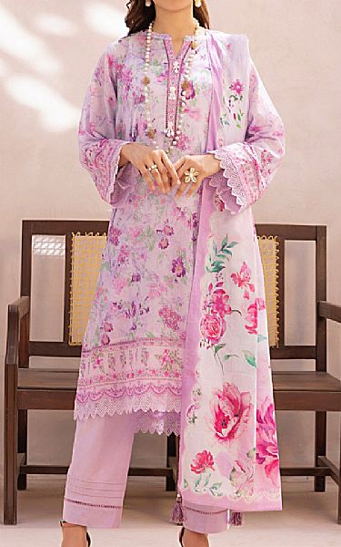 Lsm Lilac Lawn Suit | Pakistani Lawn Dress in USA- Image 1