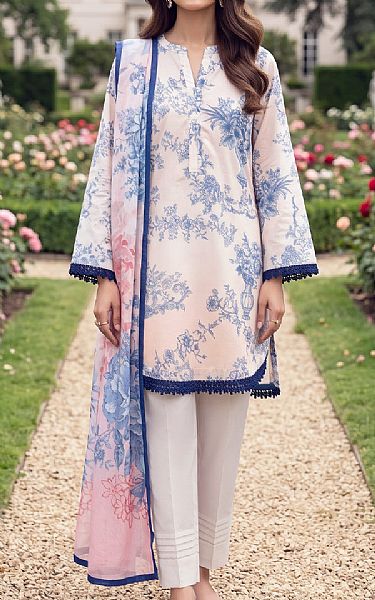 Lsm Carousel Pink Lawn Suit | Pakistani Lawn Dress in USA- Image 1