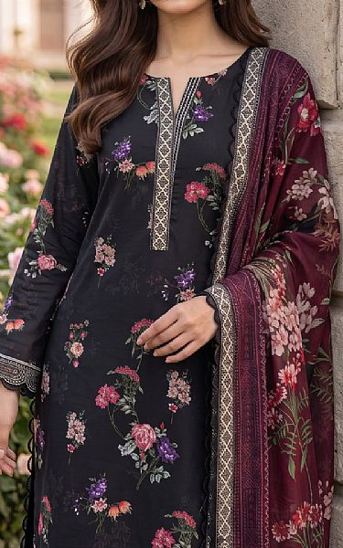 Lsm Black Lawn Suit | Pakistani Lawn Dress in USA- Image 2