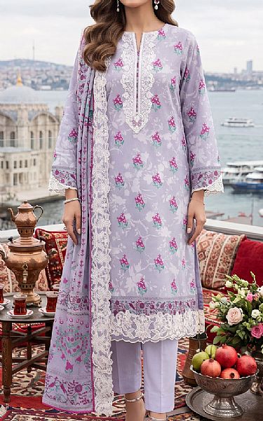 Lsm Lavender Lawn Suit | Pakistani Lawn Dress in USA- Image 1
