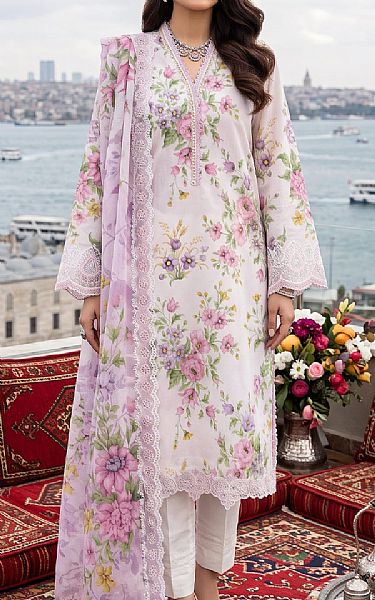 Lsm Pale Pink Lawn Suit | Pakistani Lawn Dress in USA- Image 1