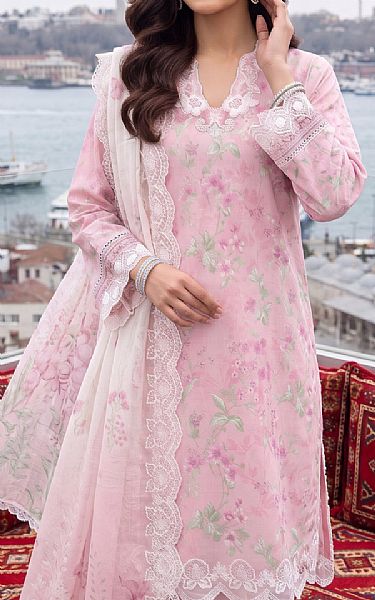 Lsm Pink Pearl Lawn Suit | Pakistani Lawn Dress in USA- Image 2