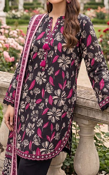 Lsm Black Lawn Suit | Pakistani Lawn Dress in USA- Image 2