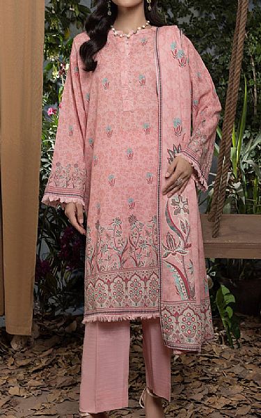Lsm Pink Karandi Suit | Pakistani Winter Dresses in USA- Image 1
