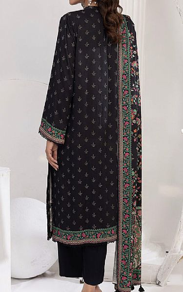 Lsm Black Cottel Suit | Pakistani Winter Dresses in USA- Image 2