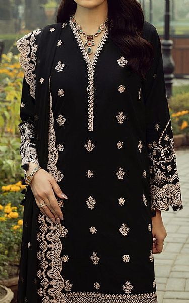 Lsm Black Lawn Suit | Pakistani Lawn Dress in USA- Image 2