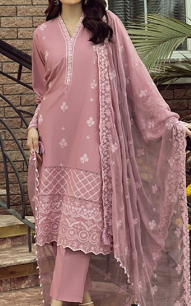Lsm Oriental Pink Lawn Suit | Pakistani Lawn Dress in USA- Image 1