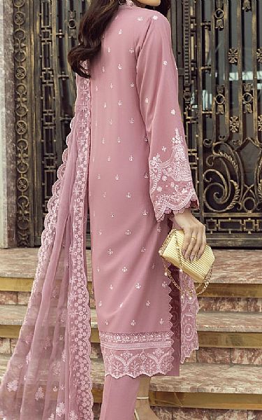 Lsm Oriental Pink Lawn Suit | Pakistani Lawn Dress in USA- Image 2