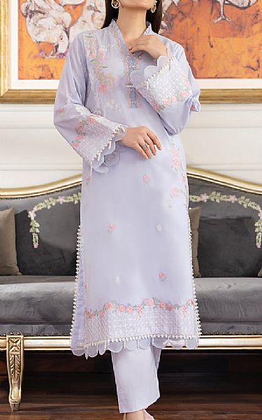 Lsm Lilac Lawn Suit (2 pcs) | Pakistani Lawn Dress in USA- Image 1