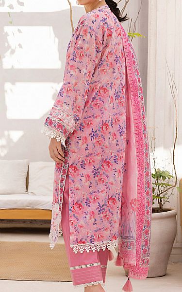 Lsm Pink Lawn Suit | Pakistani Lawn Dress in USA- Image 2
