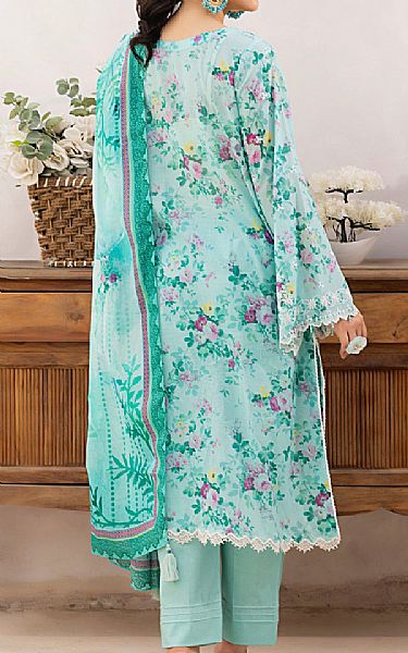 Lsm Light Sea Green Lawn Suit | Pakistani Lawn Dress in USA- Image 2